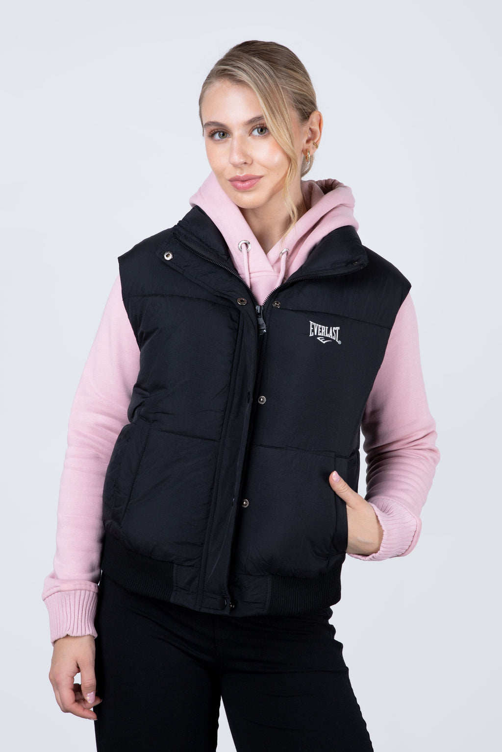 Parka Sin Manga Suecia Negro Everlast