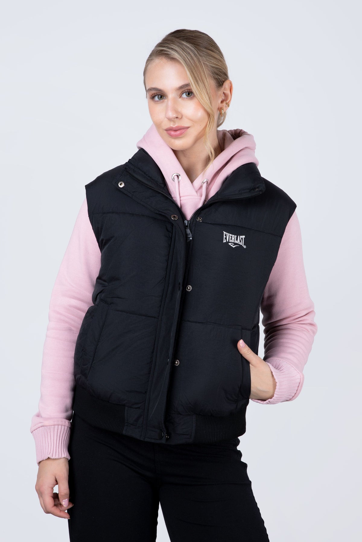 Parka Sin Manga Suecia Negro Everlast