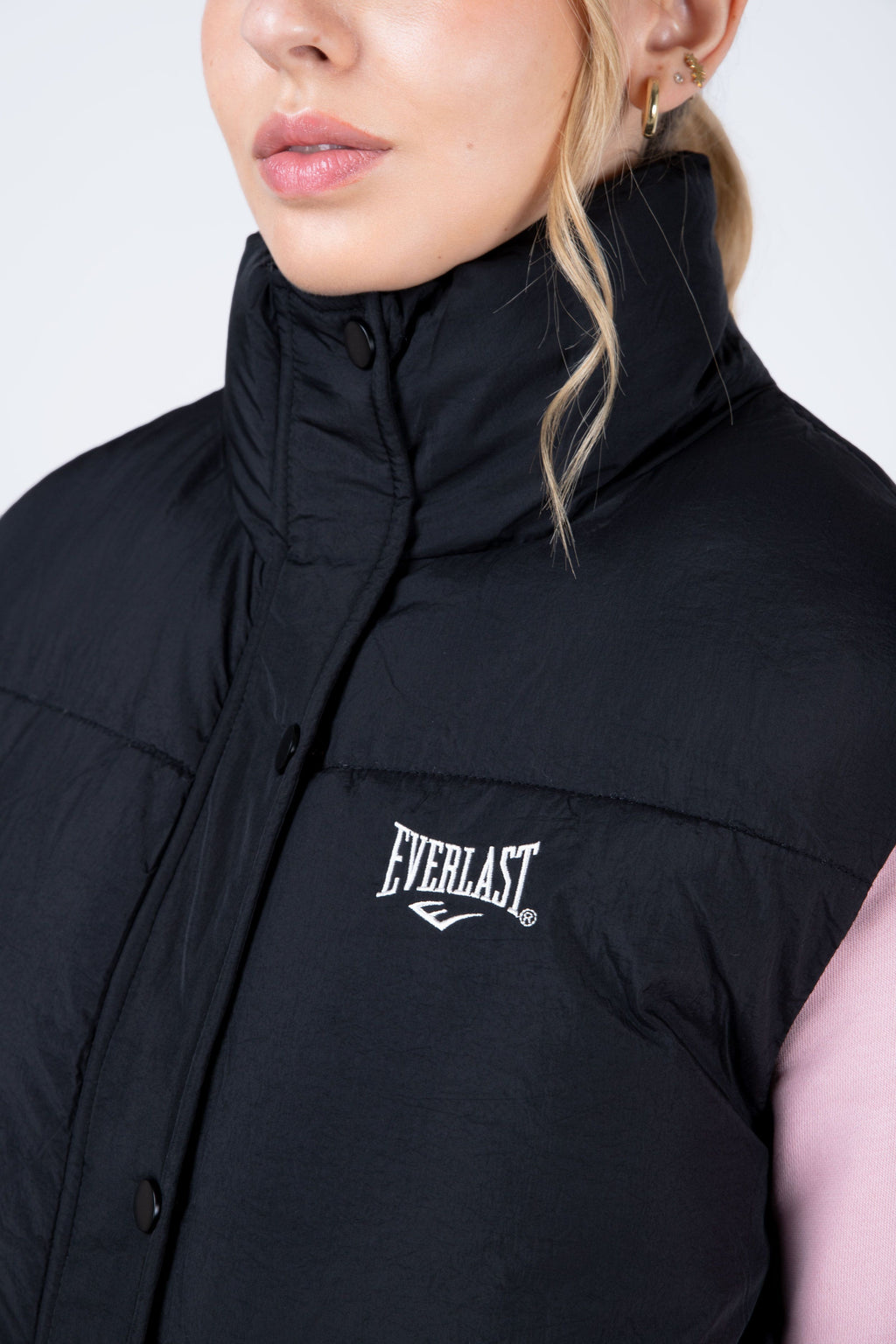 Parka Sin Manga Suecia Negro Everlast