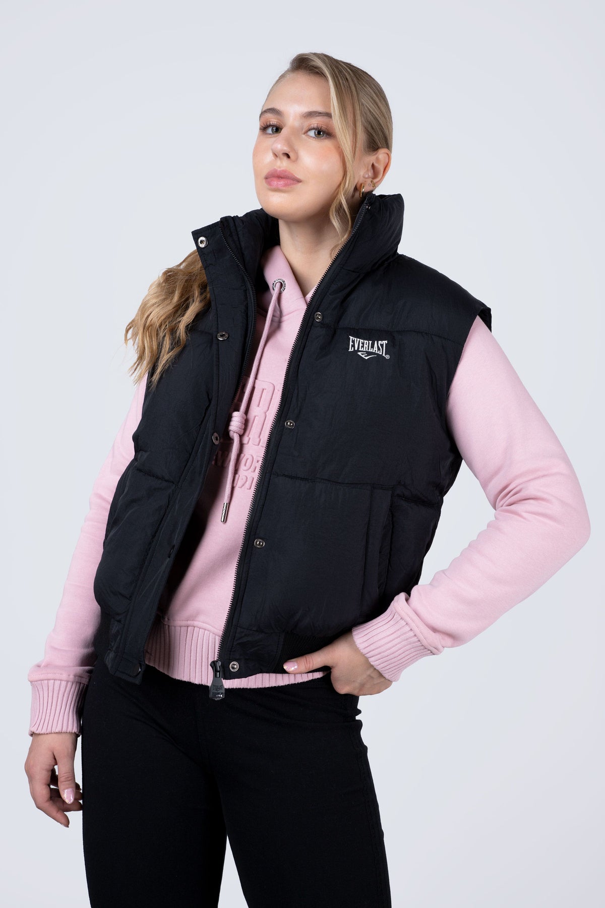 Parka Sin Manga Suecia Negro Everlast