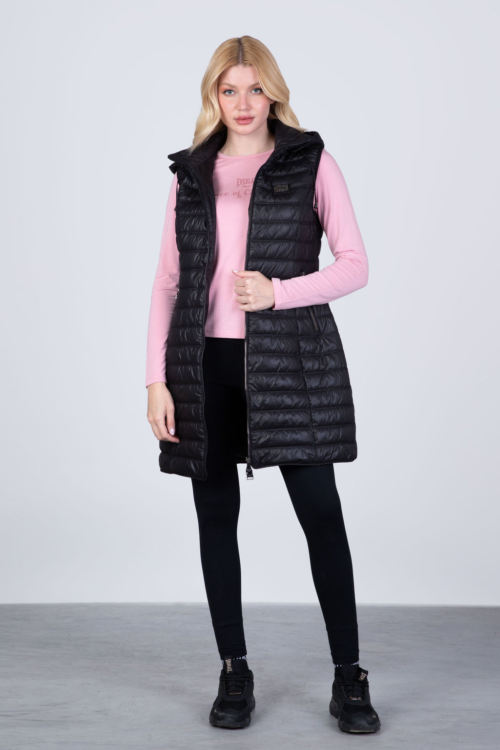 Parka Sin Manga Long Enjoy Negro Everlast
