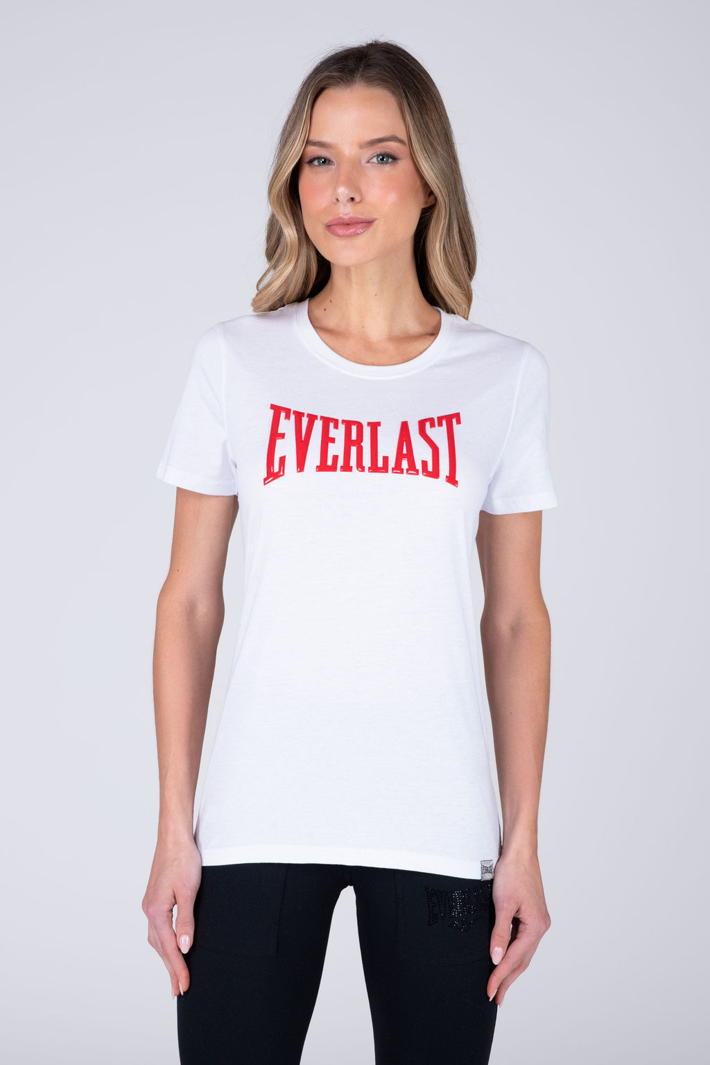 Polera Manga Corta Lookout Blanco Everlast