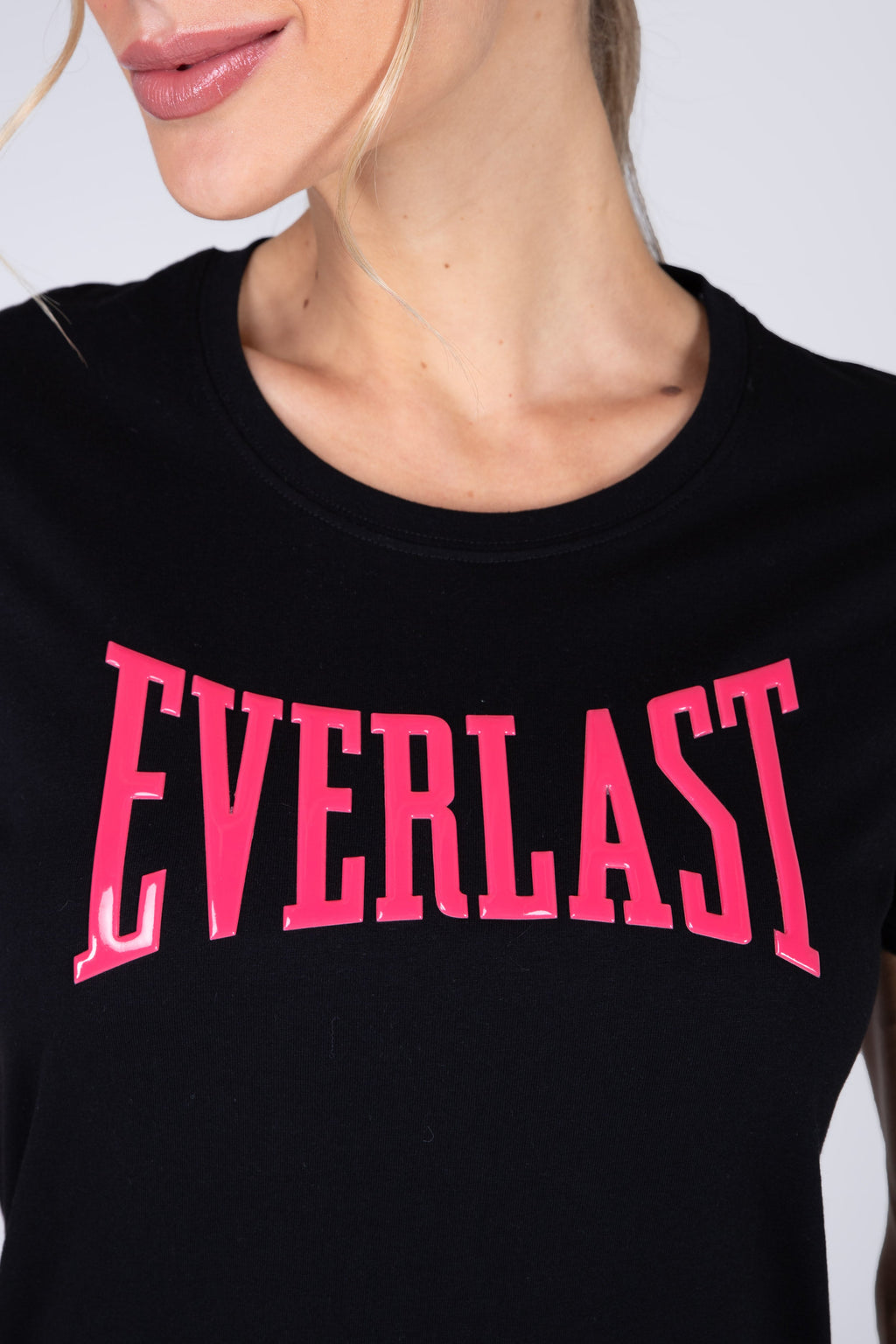 Polera Manga Corta Lookout Rosado Everlast