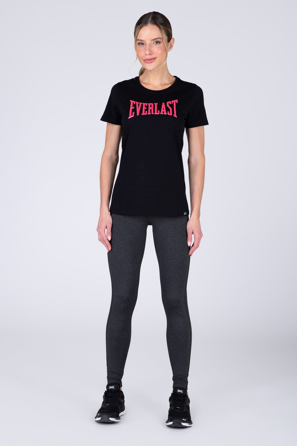 Polera Manga Corta Lookout Rosado Everlast