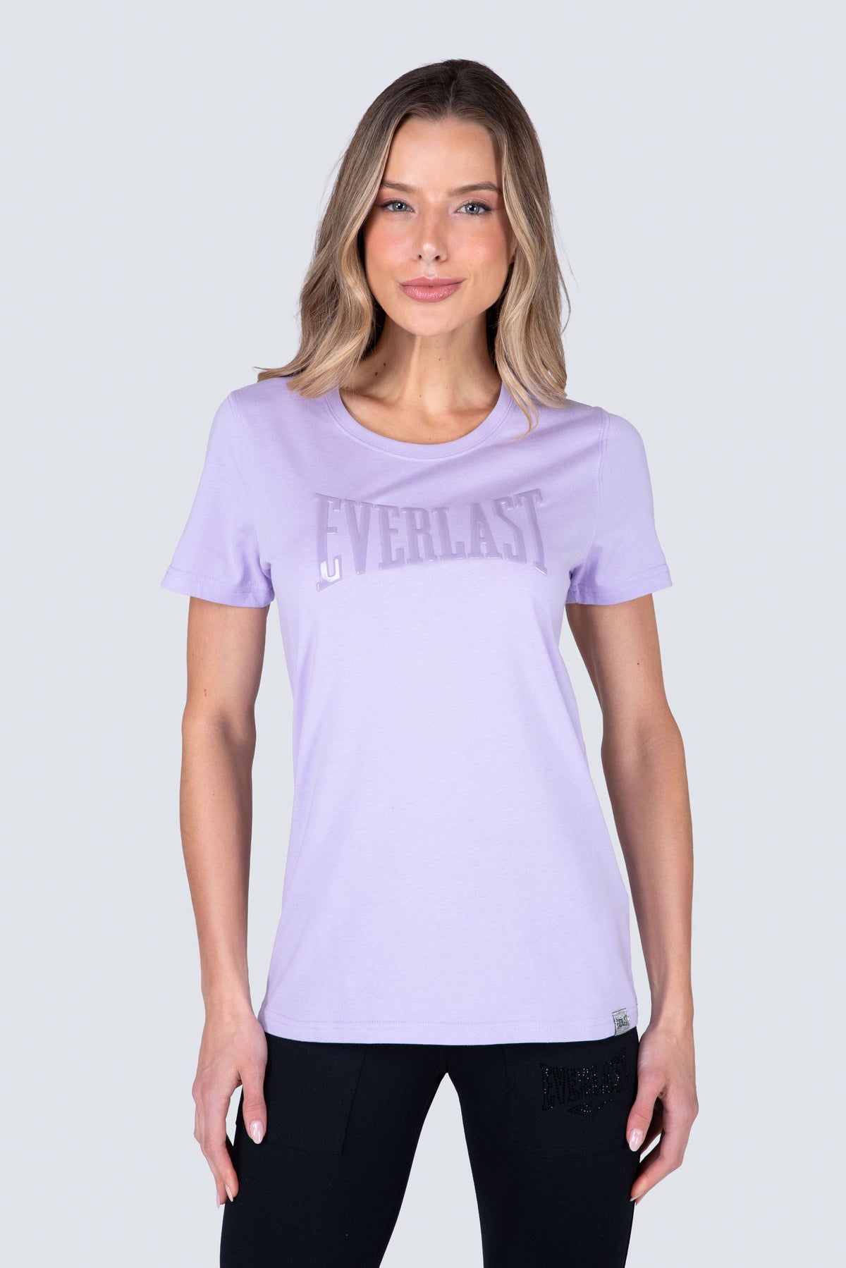 Polera Manga Corta Lookout Morado Everlast