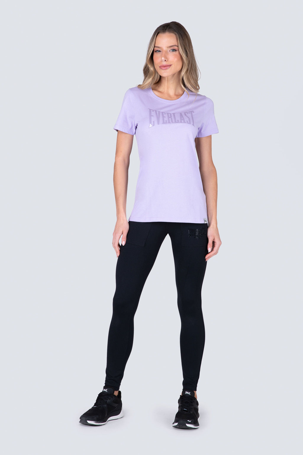 Polera Manga Corta Lookout Morado Everlast