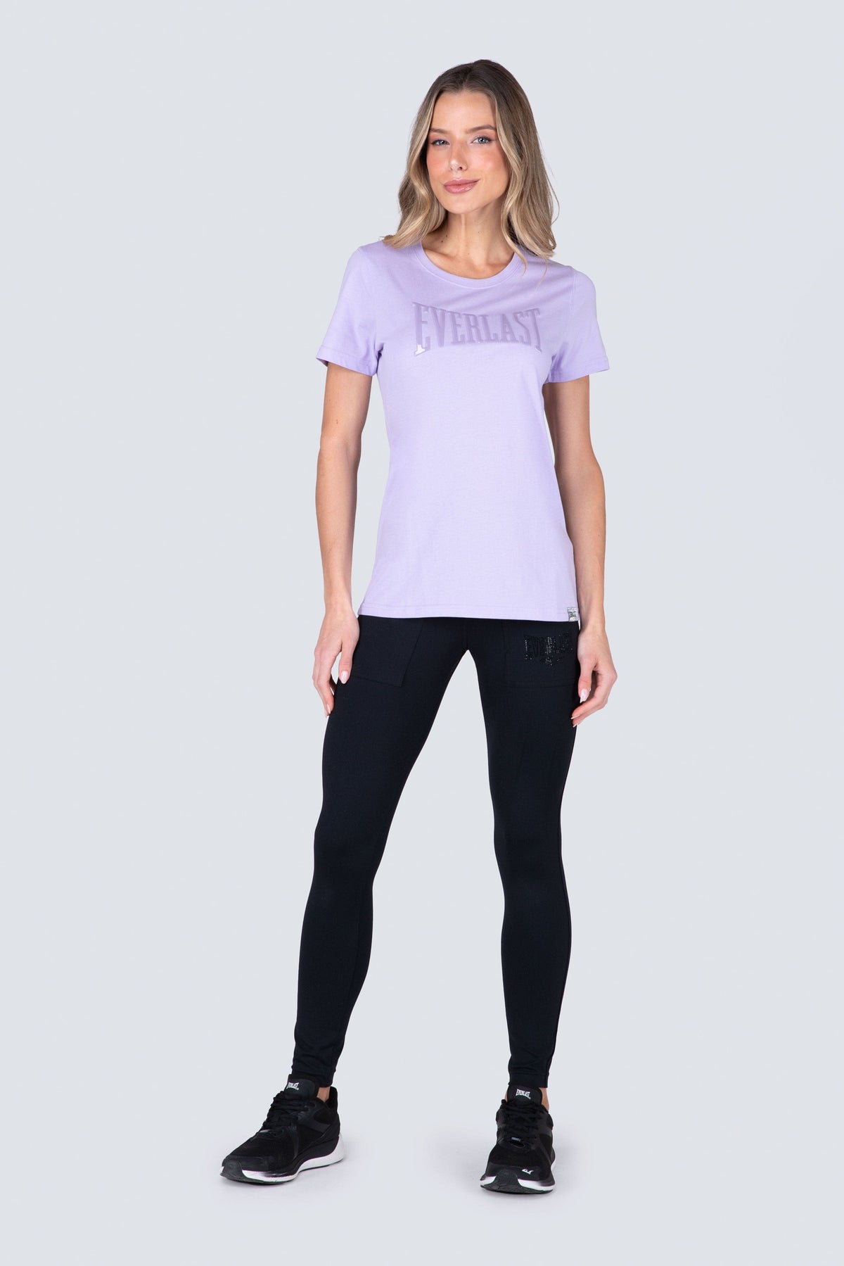 Polera Manga Corta Lookout Morado Everlast