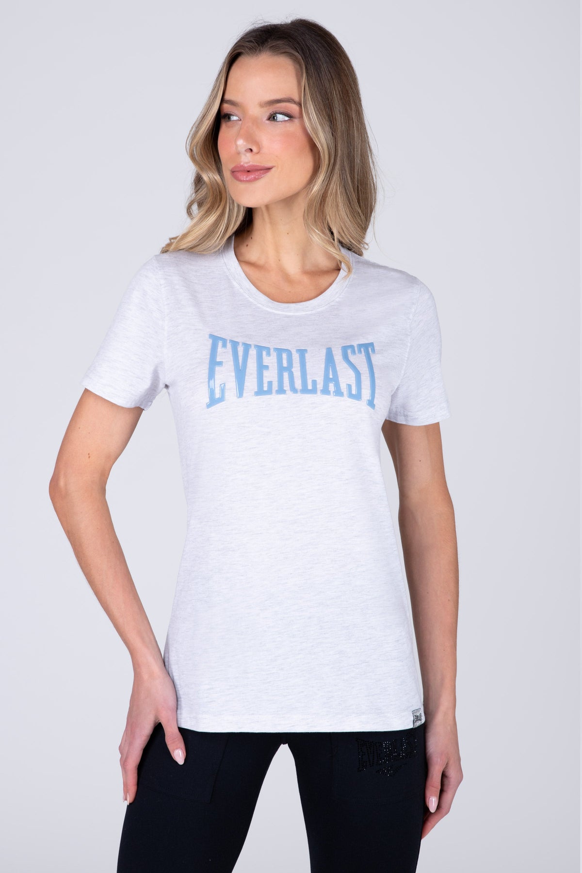 Polera Manga Corta Lookout Gris Everlast