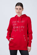 Poleron Hood Strong Rojo Everlast