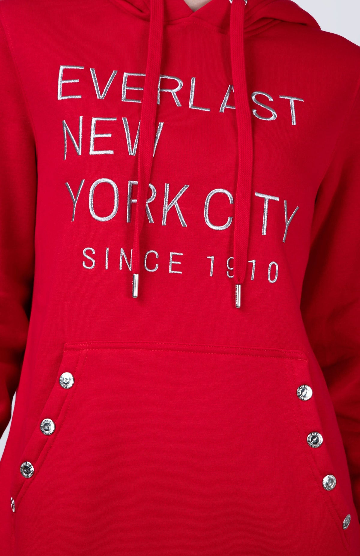 Poleron Hood Strong Rojo Everlast