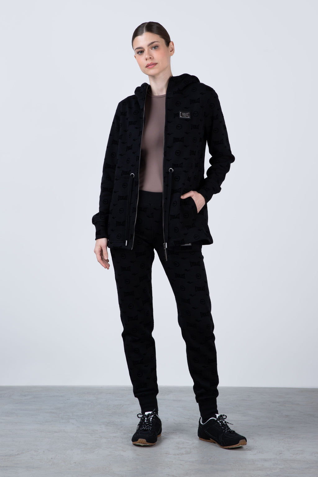 Chaqueta Confidence Print Negro Everlast