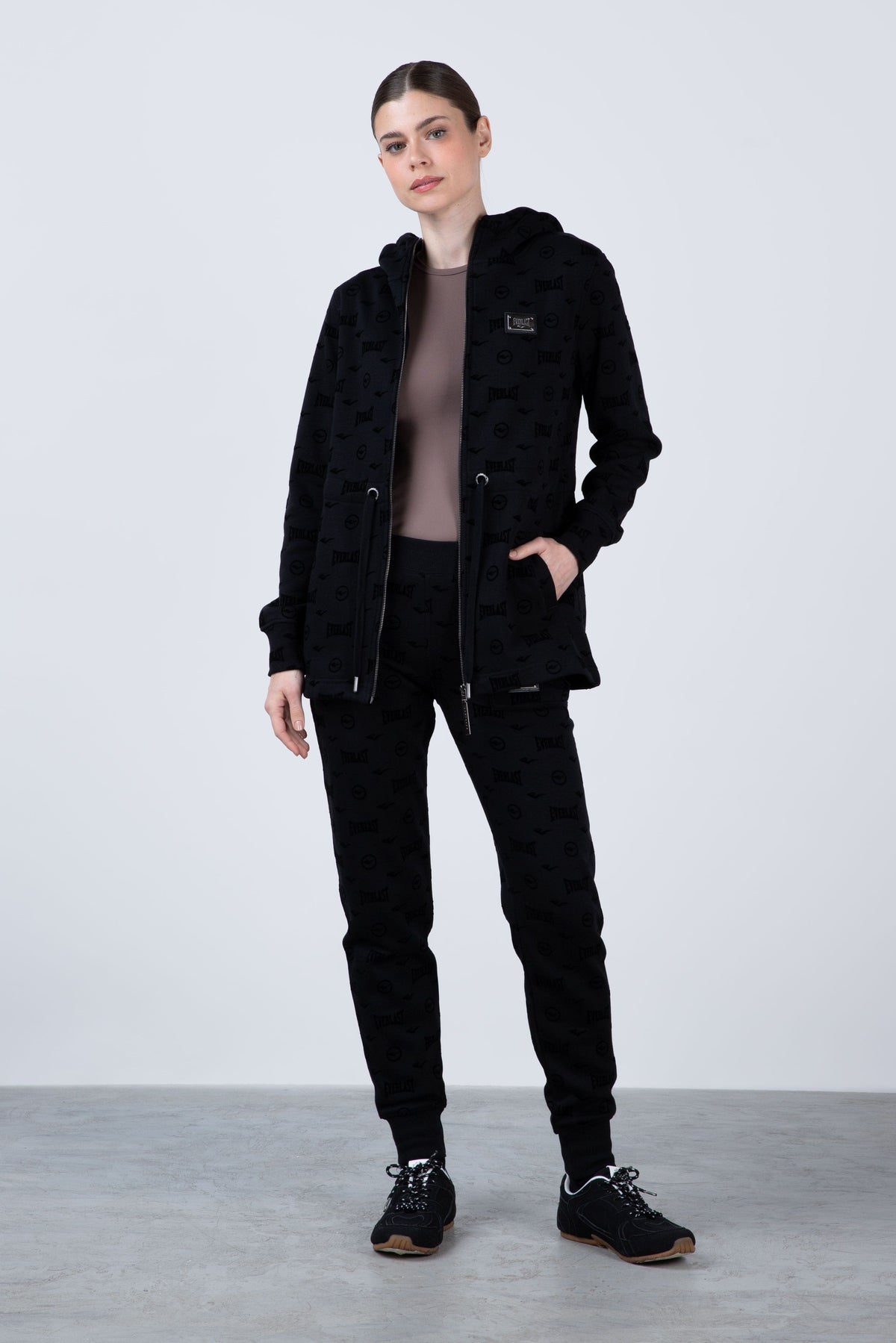 Chaqueta Confidence Print Negro Everlast