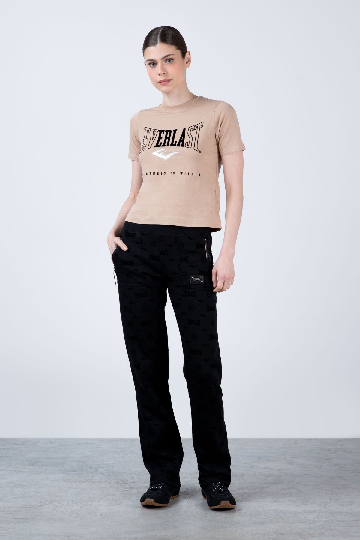 Pantalón Confidence Print Negro Everlast