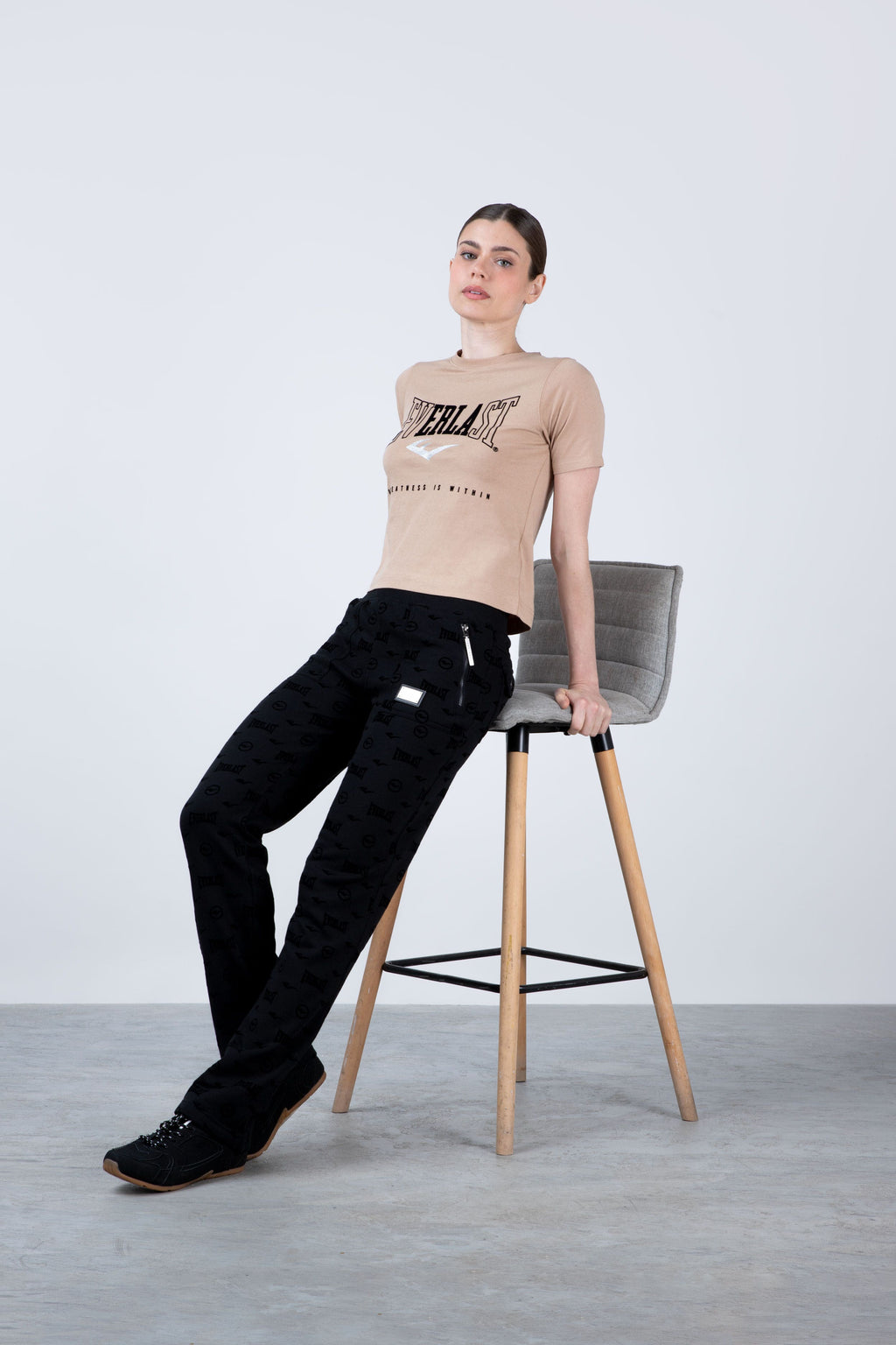 Pantalón Confidence Print Negro Everlast