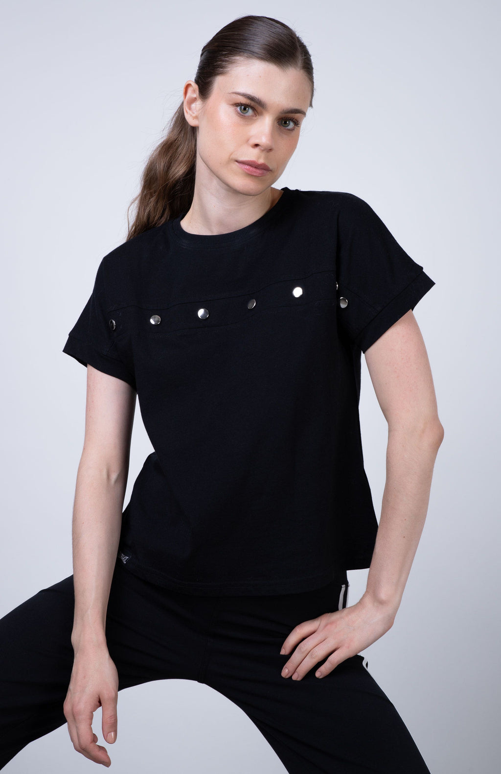 Polera Manga Corta Aria Negro Everlast