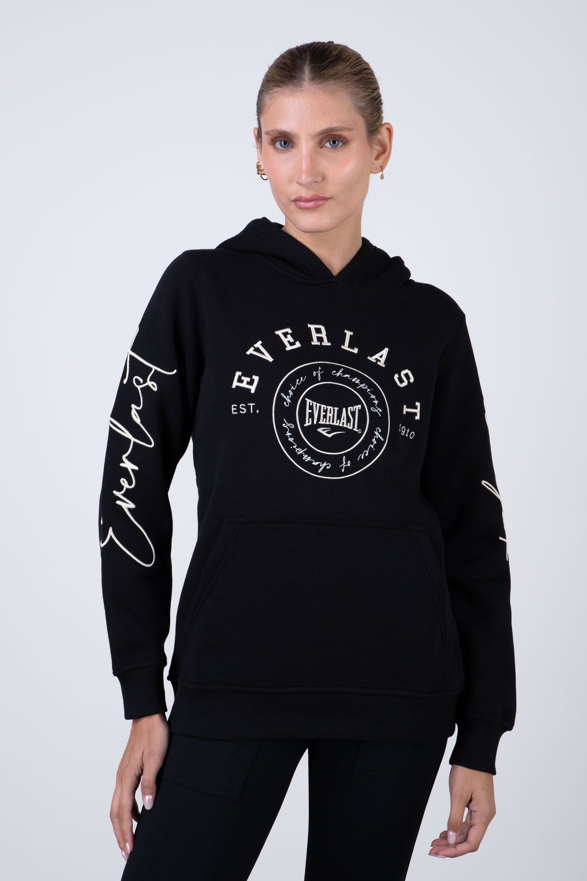 Poleron Hood Nation Negro Everlast