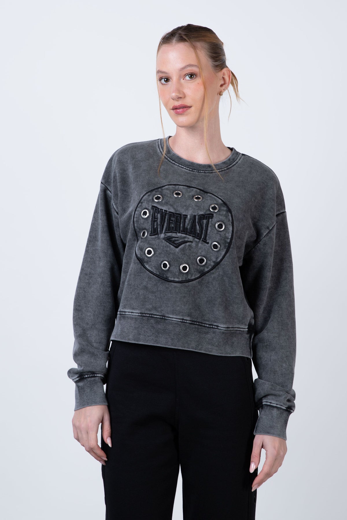 Poleron Crew Neck Eye Gris Everlast