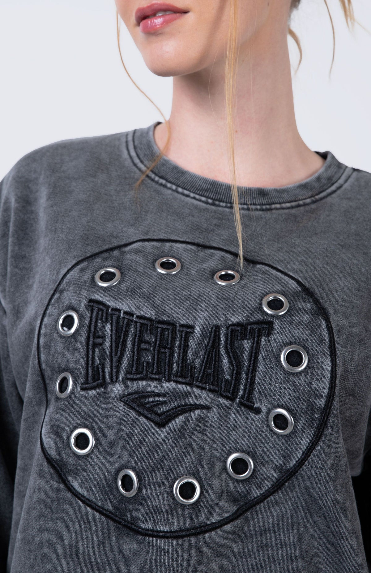 Poleron Crew Neck Eye Gris Everlast