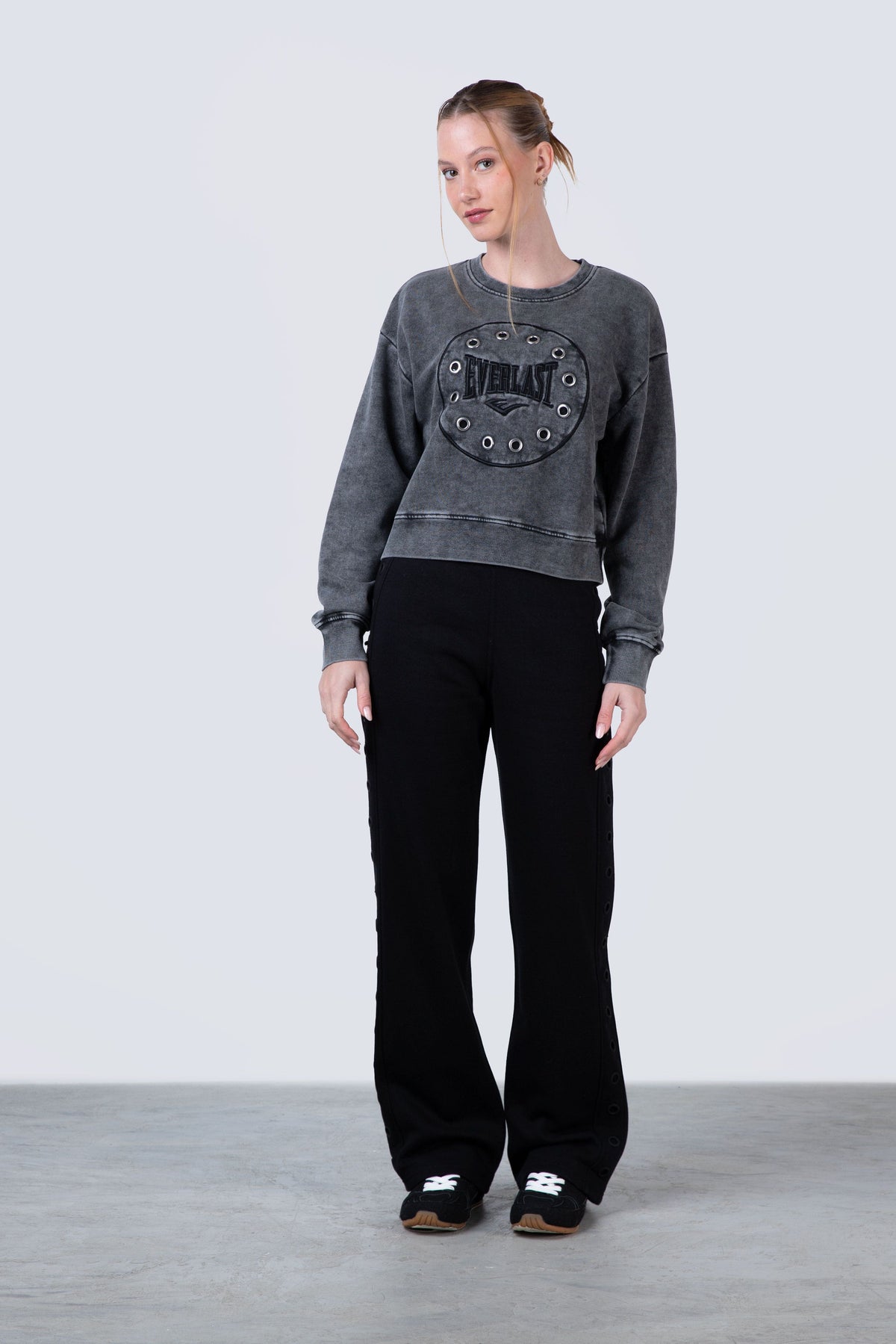 Poleron Crew Neck Eye Gris Everlast