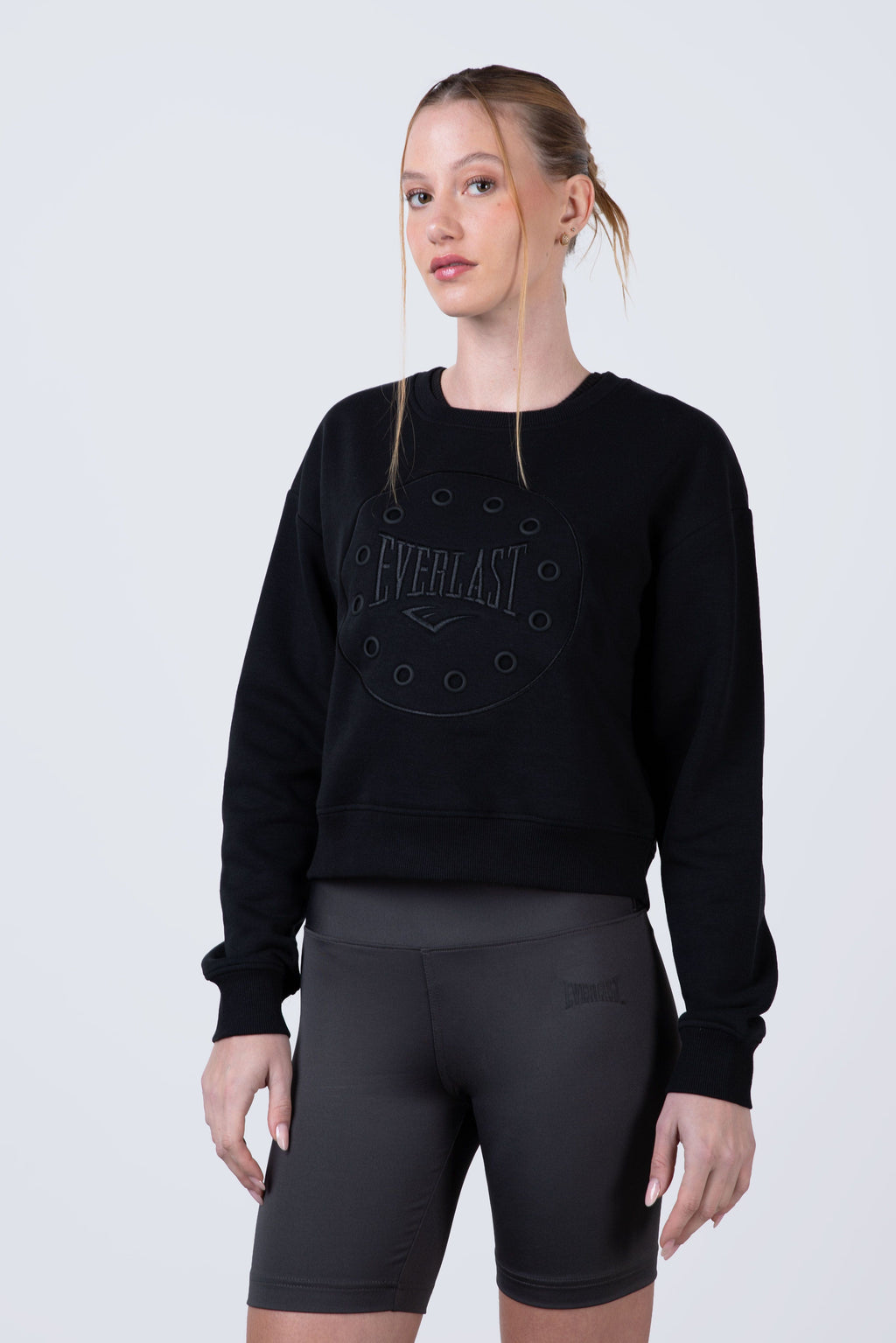 Poleron Crew Neck Eye Negro Everlast