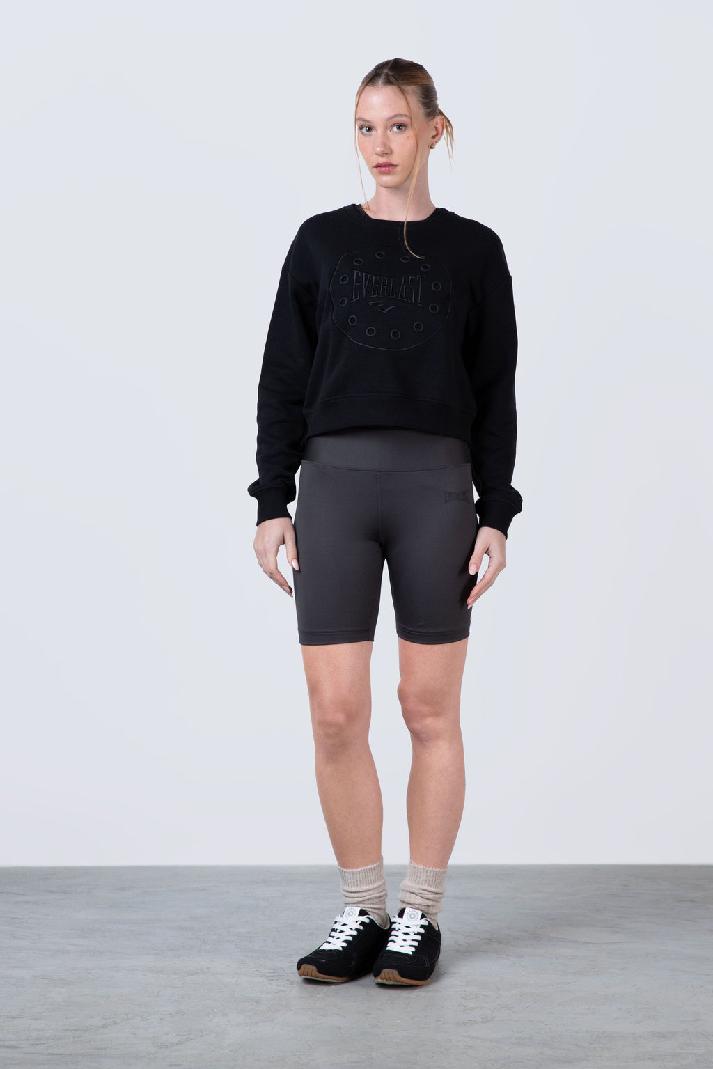 Poleron Crew Neck Eye Negro Everlast