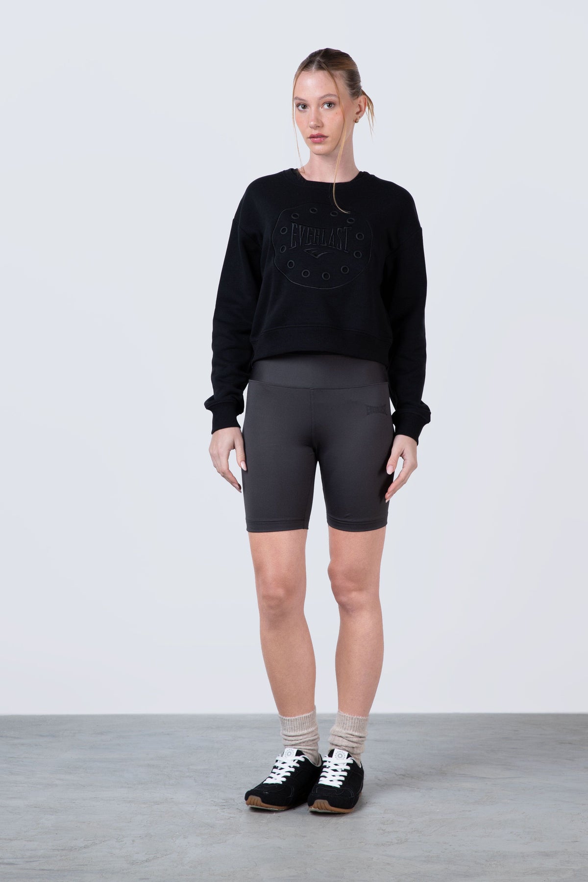 Poleron Crew Neck Eye Negro Everlast