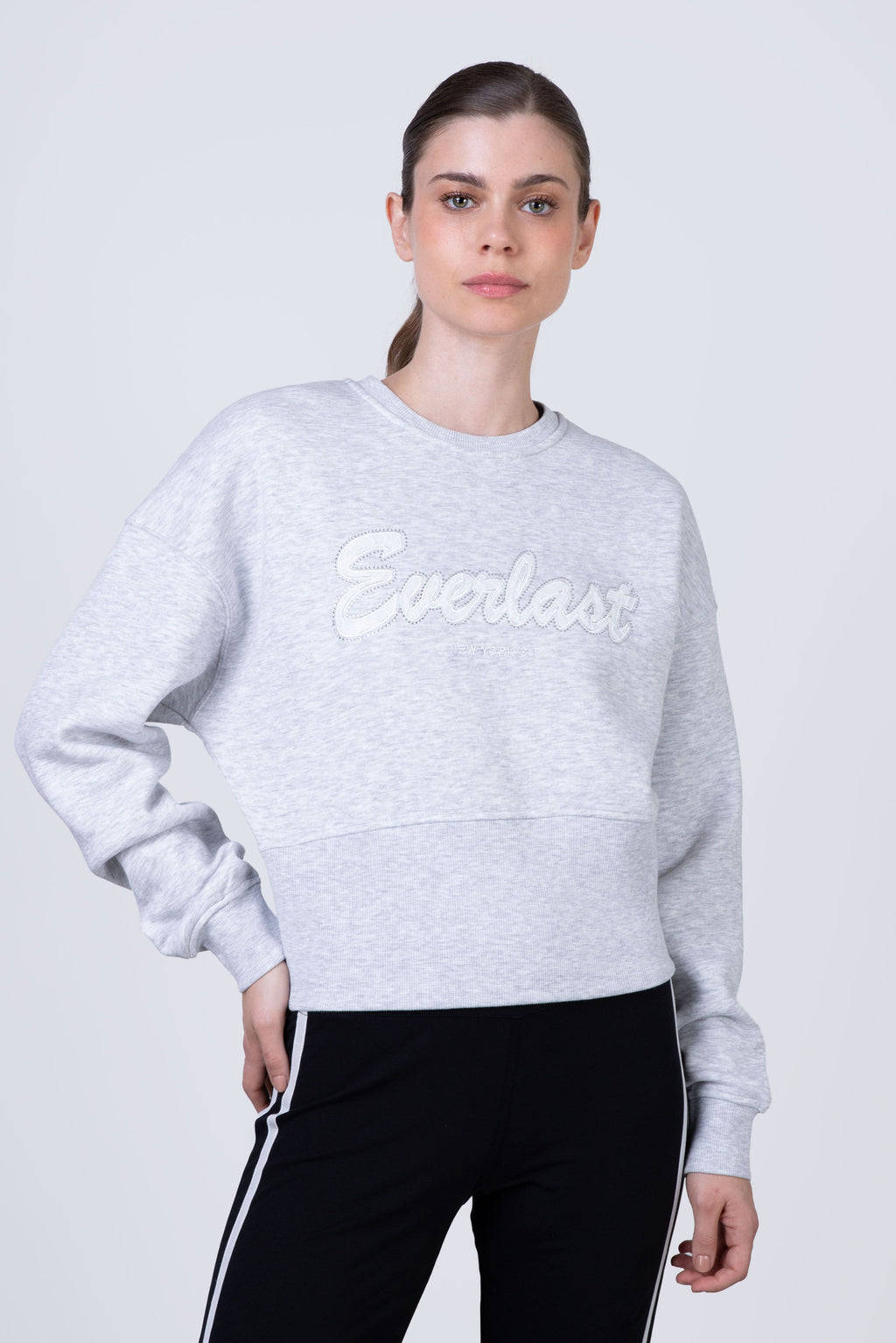 Poleron Crew Neck City Gris Everlast