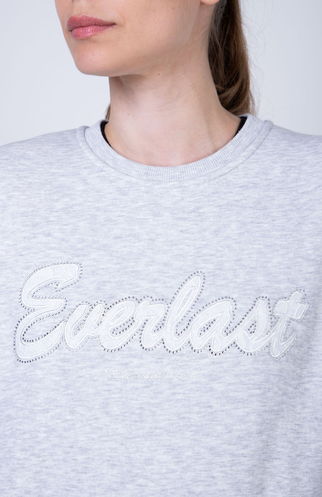 Poleron Crew Neck City Gris Everlast