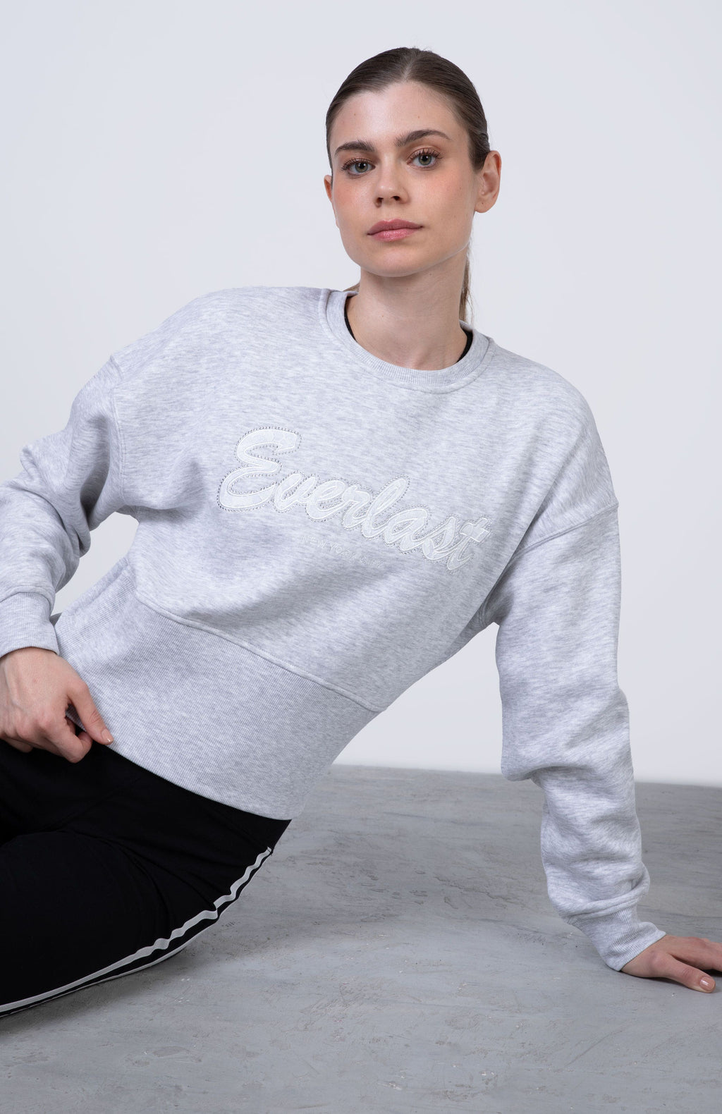 Poleron Crew Neck City Gris Everlast