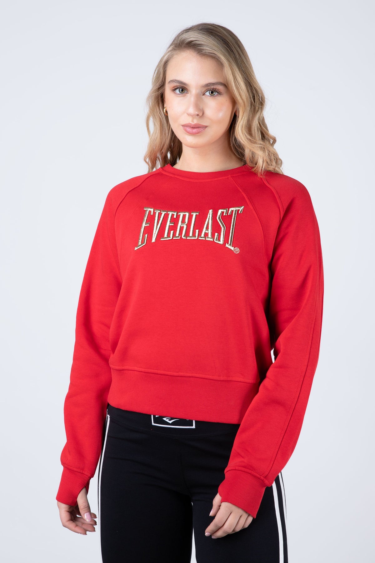 Poleron Crew Neck Arrow Rojo Everlast