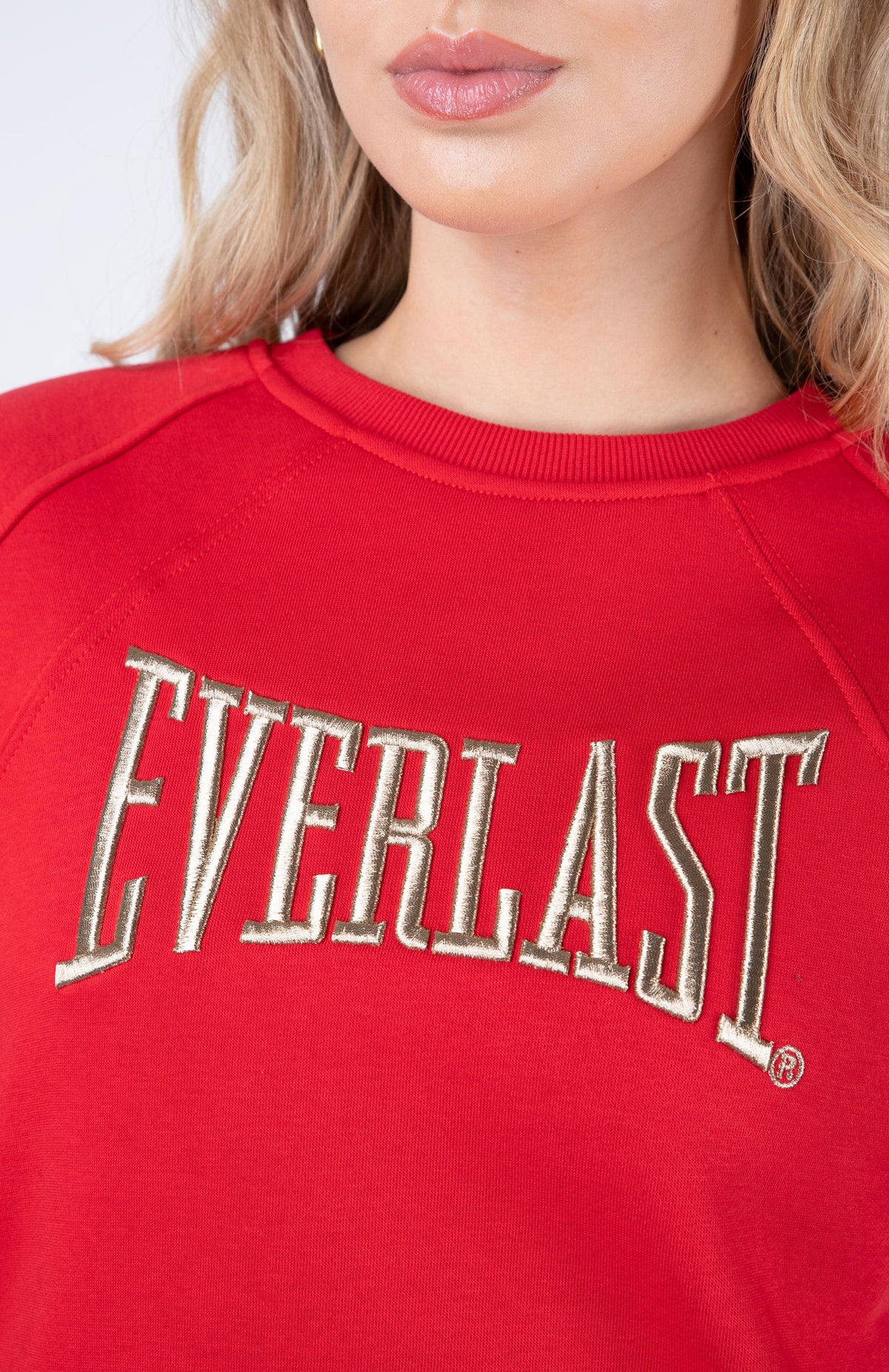 Poleron Crew Neck Arrow Rojo Everlast