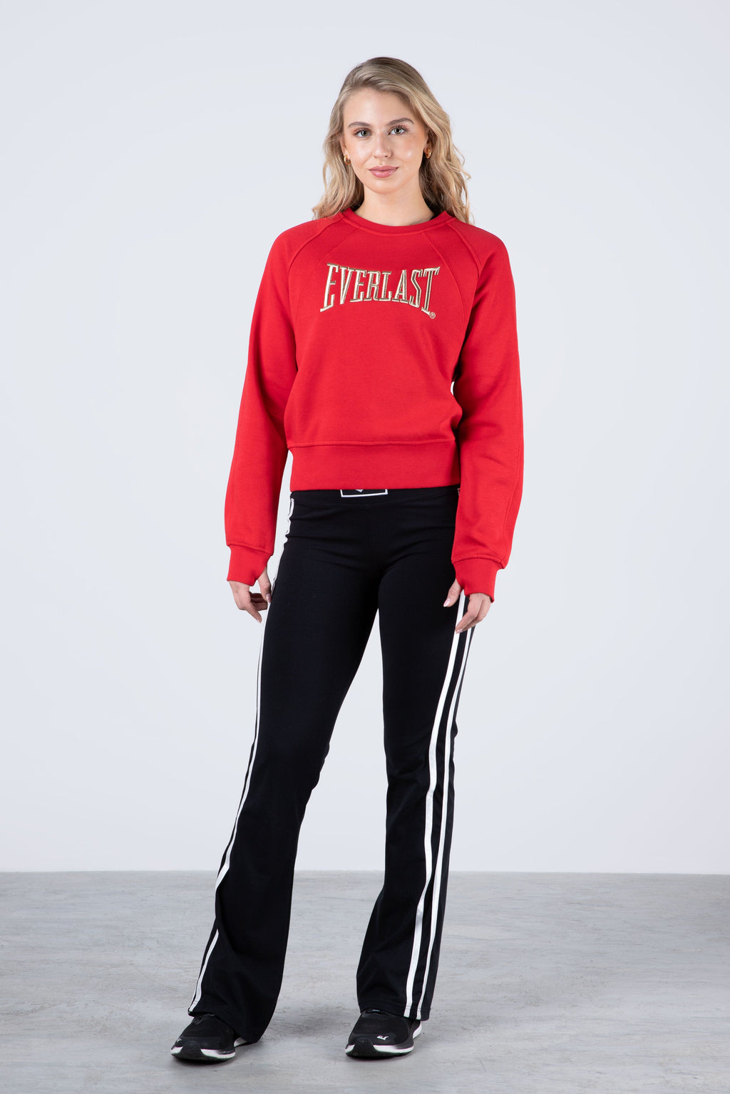 Poleron Crew Neck Arrow Rojo Everlast