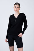 Polera Manga Larga Club Negro Everlast