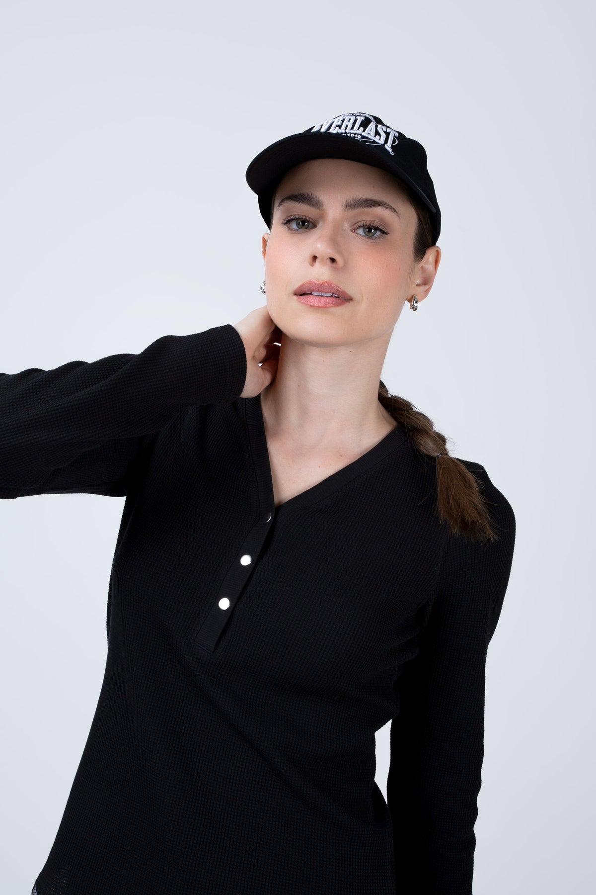 Polera Manga Larga Club Negro Everlast