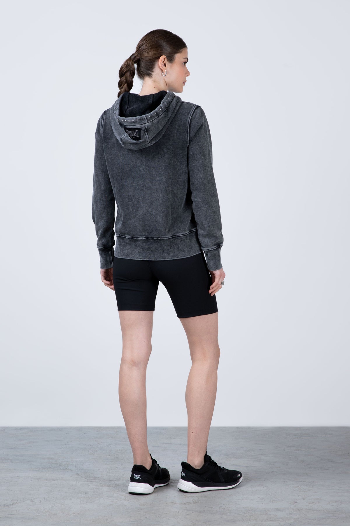Poleron Hood London Gris Everlast