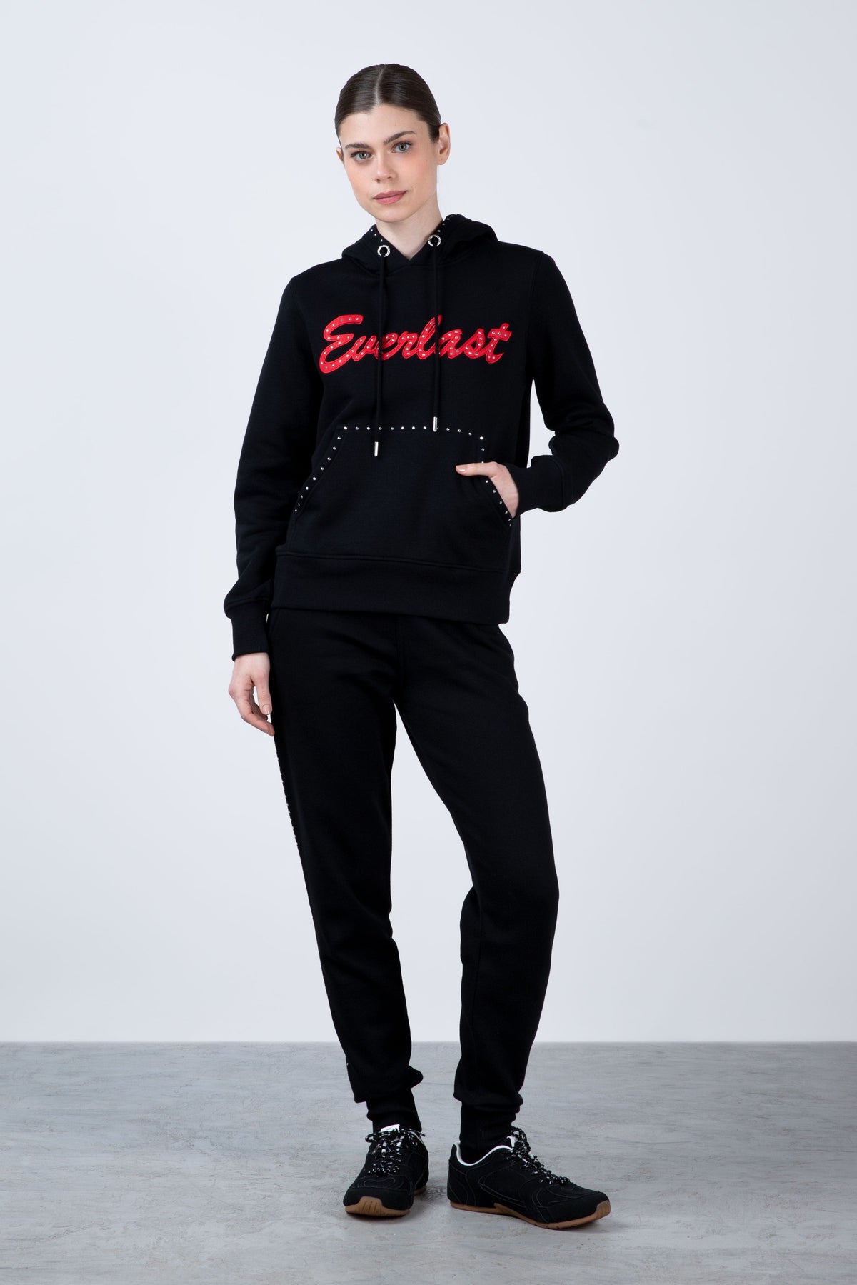 Poleron Hood London Negro Everlast