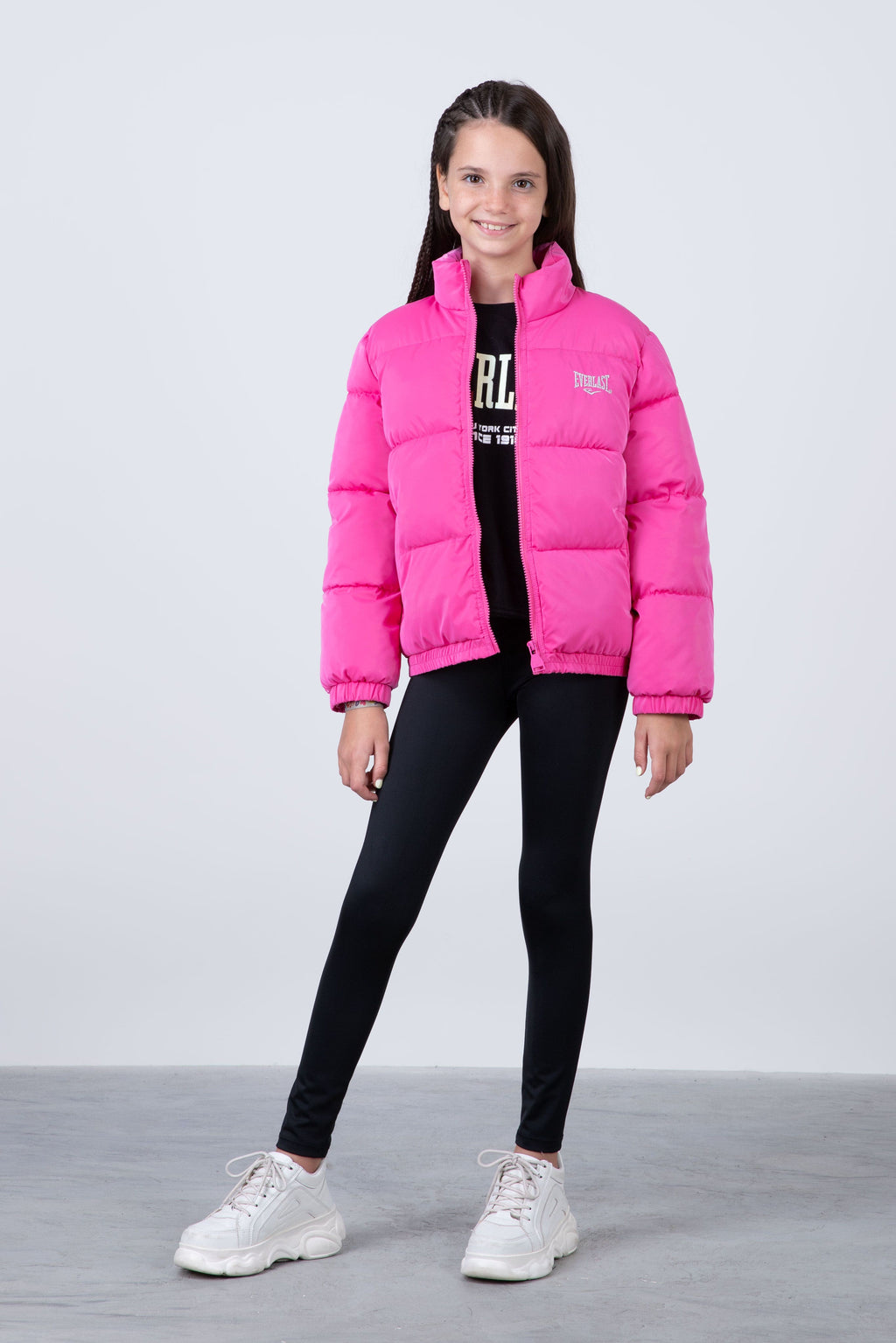 Parka Flash Niña Rosado Everlast