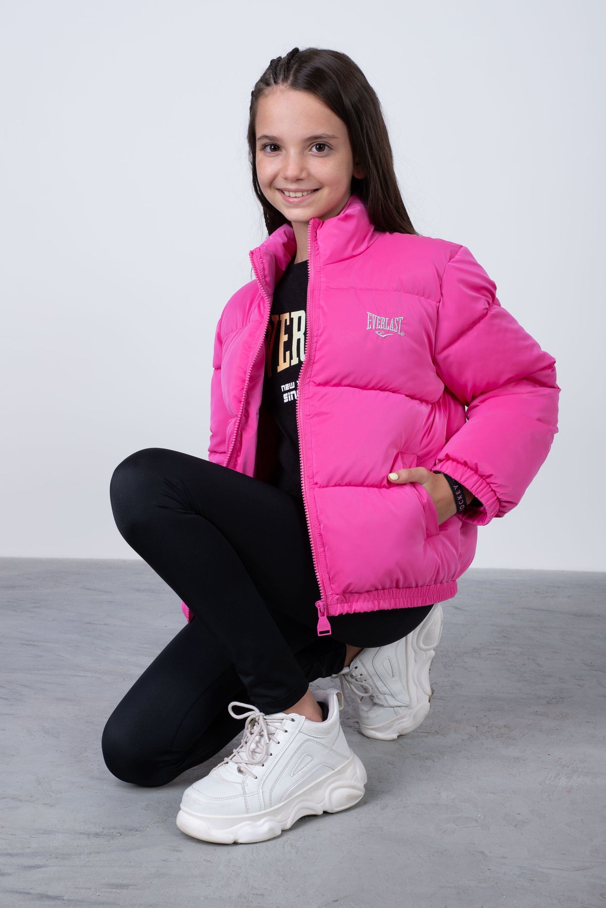 Parka Flash Niña Rosado Everlast