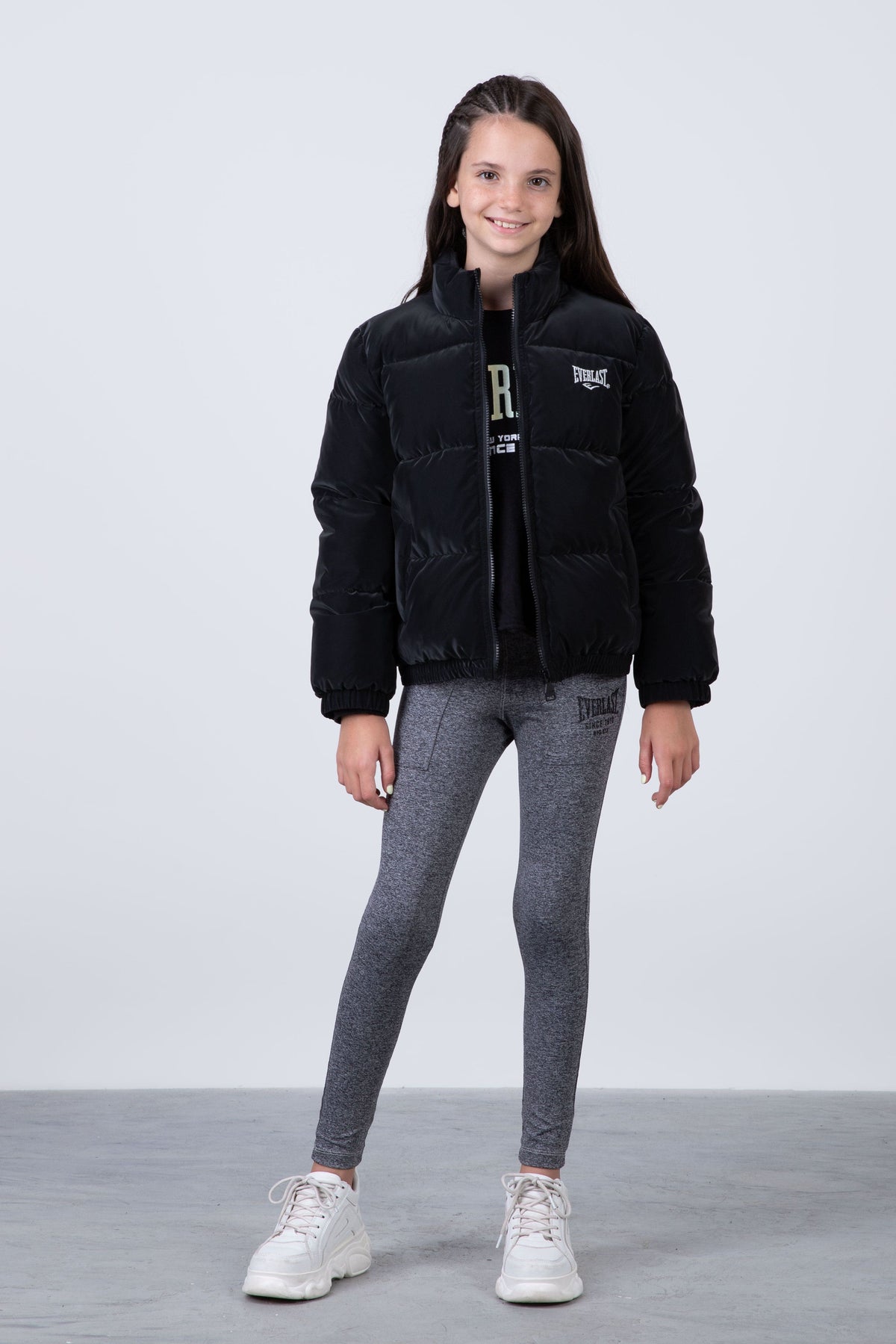 Parka Flash Niña Negro Everlast