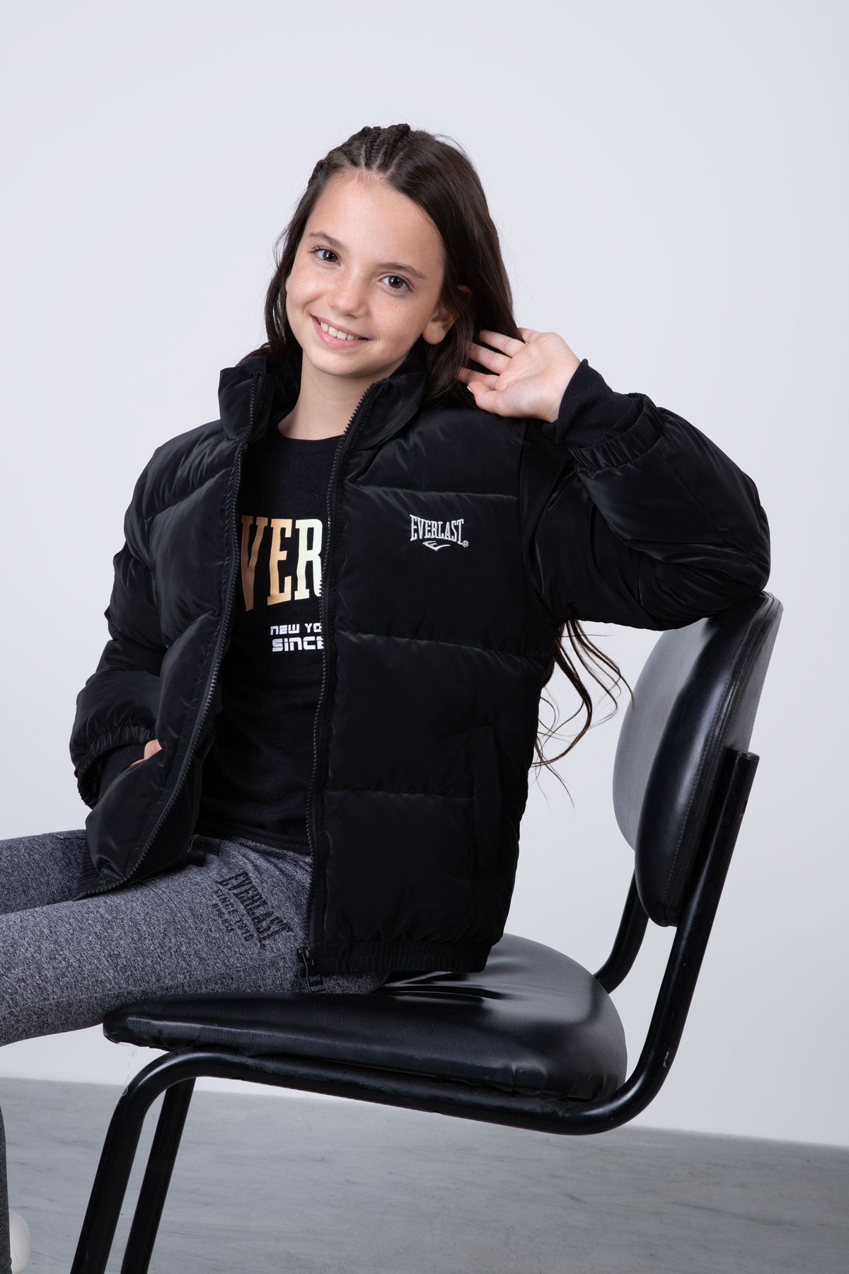 Parka Flash Niña Negro Everlast