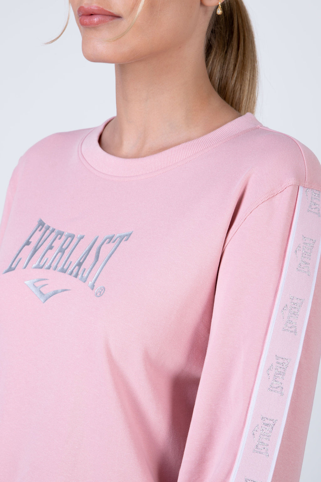 Polera Manga Larga Darkk Rosado Everlast