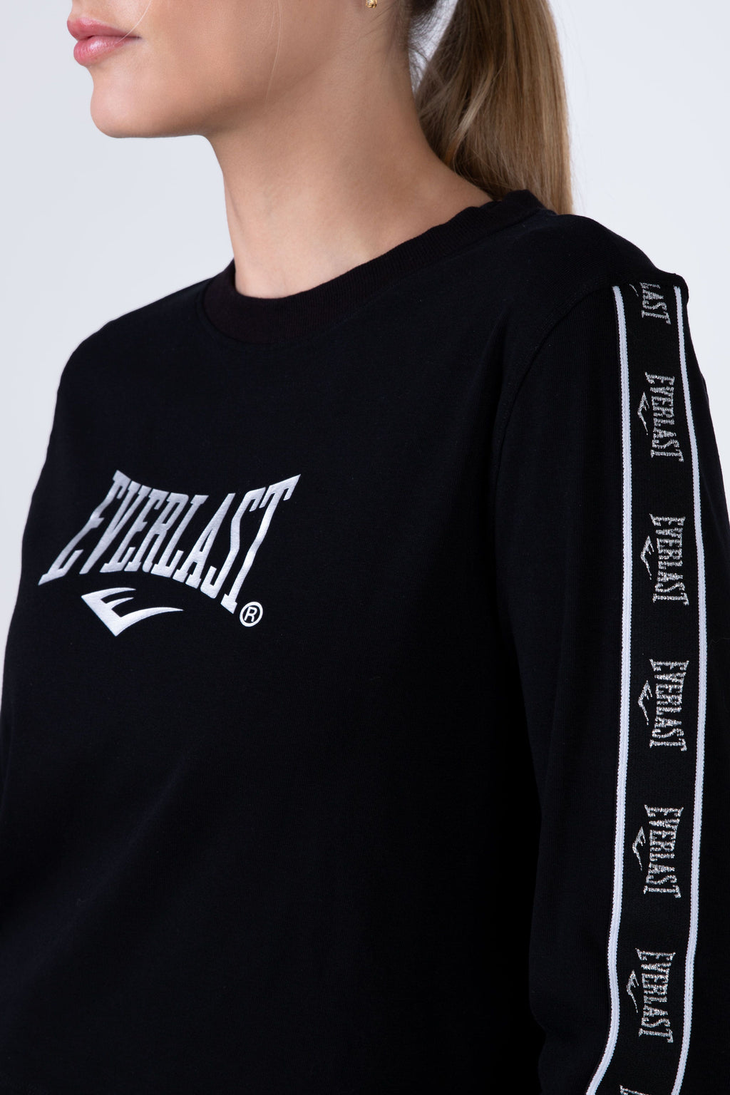 Polera Manga Larga Darkk Negro Everlast