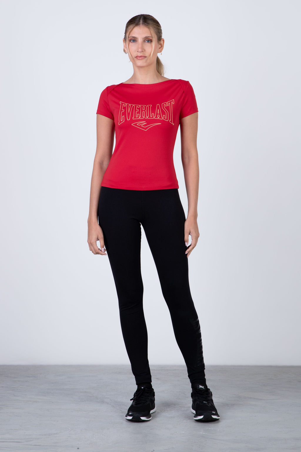 Polera Manga Corta Luana Rojo Everlast