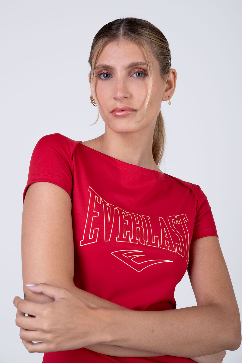 Polera Manga Corta Luana Rojo Everlast