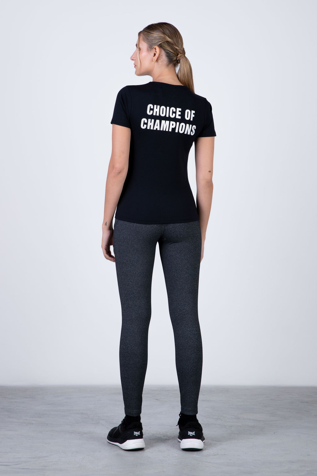 Polera Manga Corta Victory Negro Everlast