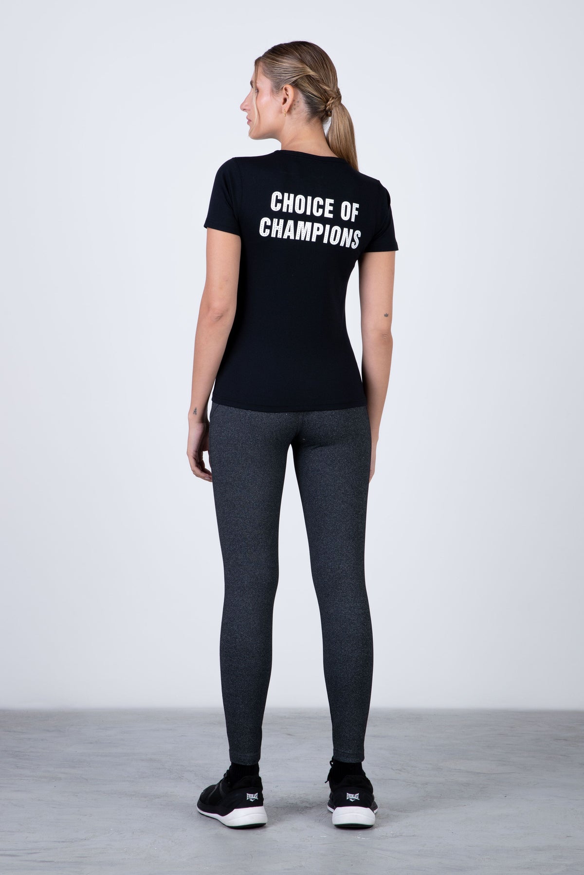 Polera Manga Corta Victory Negro Everlast