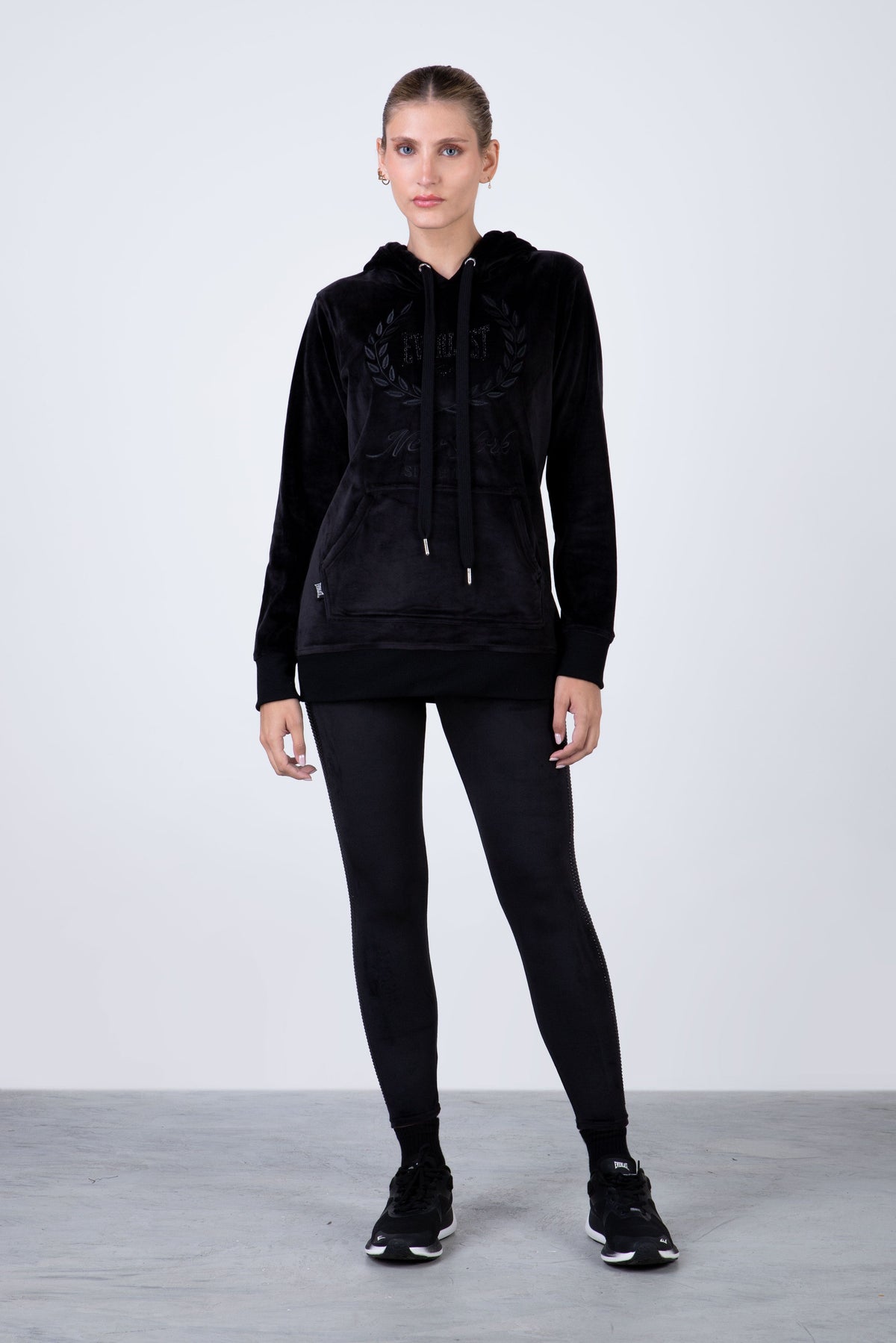 Poleron Hood Portugal Negro Everlast