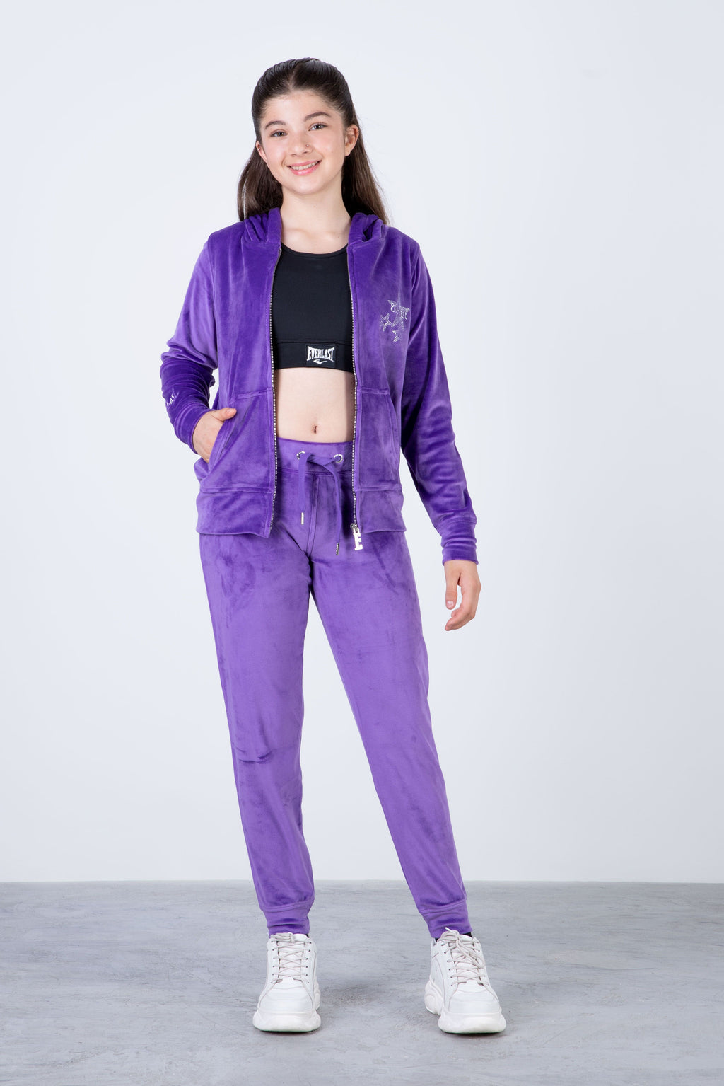 Chaqueta Display Niña Morado Everlast