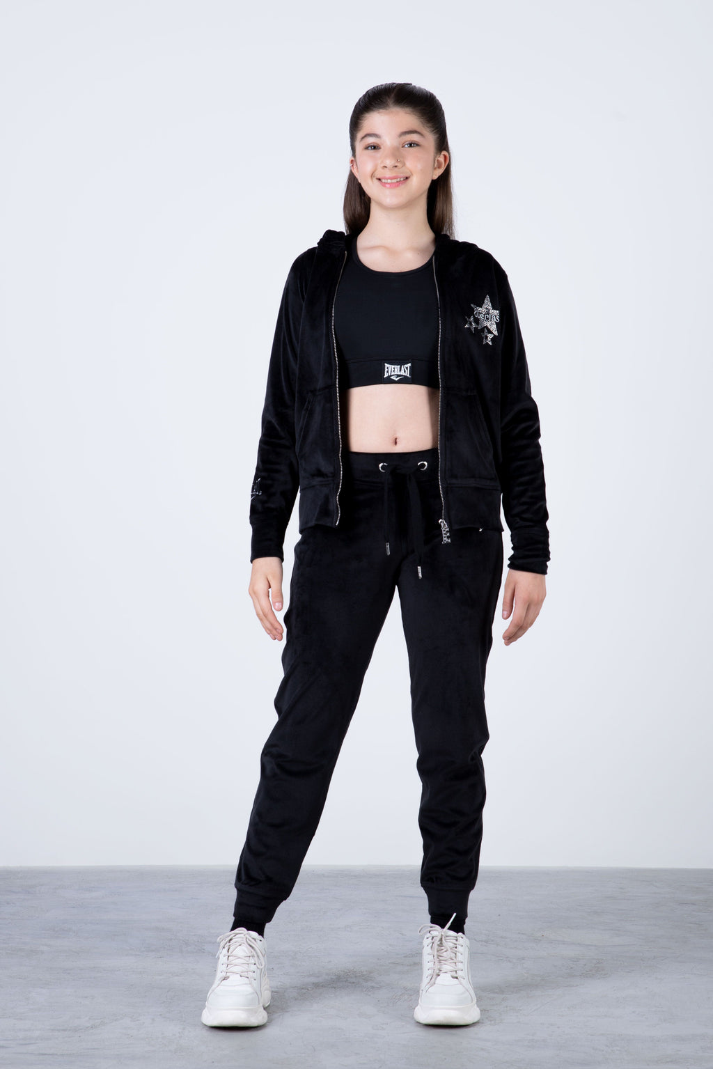 Chaqueta Display Niña Negro Everlast