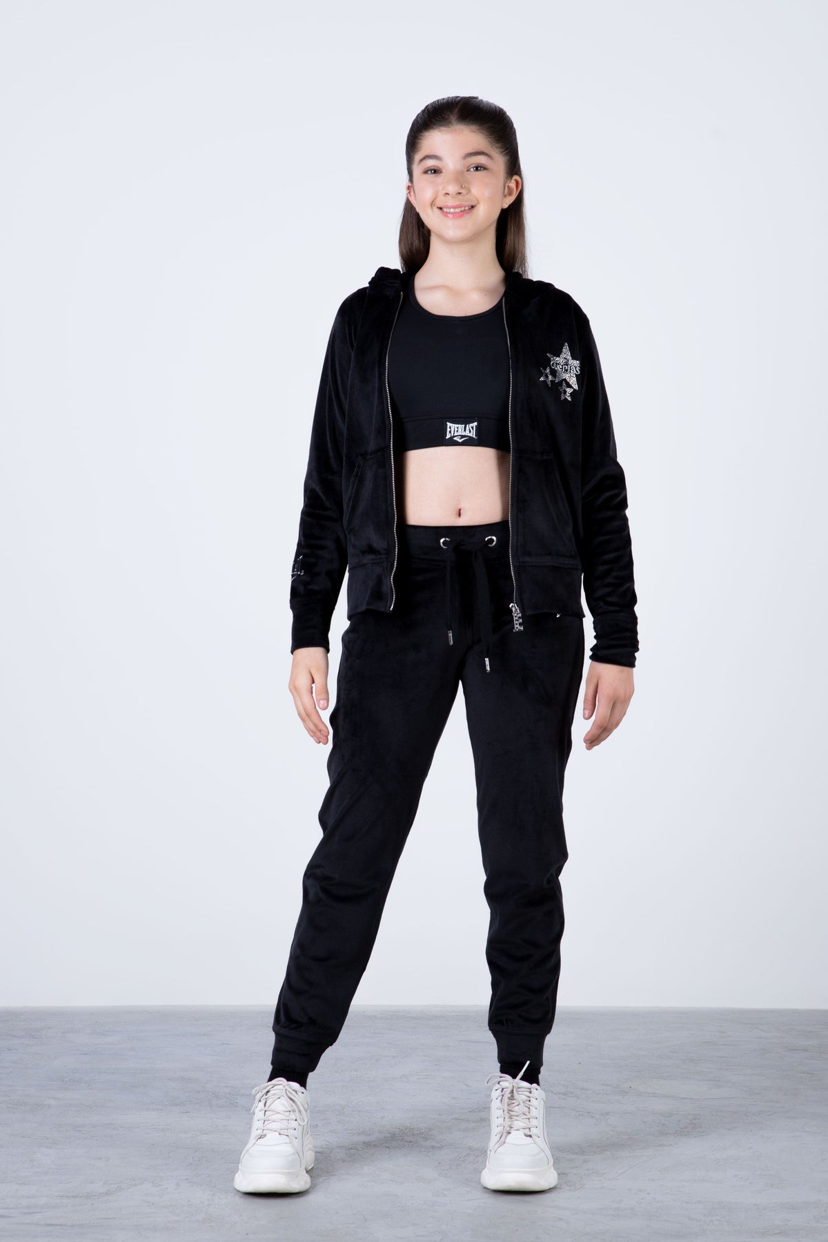 Chaqueta Display Niña Negro Everlast